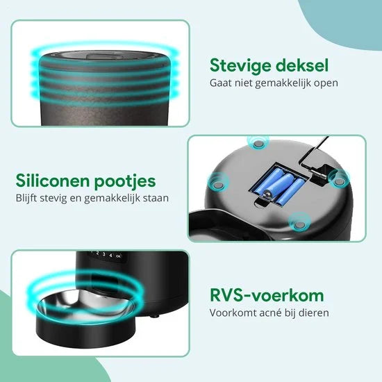 Voerautomaat SelectedPets onderdelen