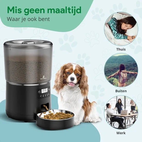 Voerautomaat SelectedPets mis geen maaltijd