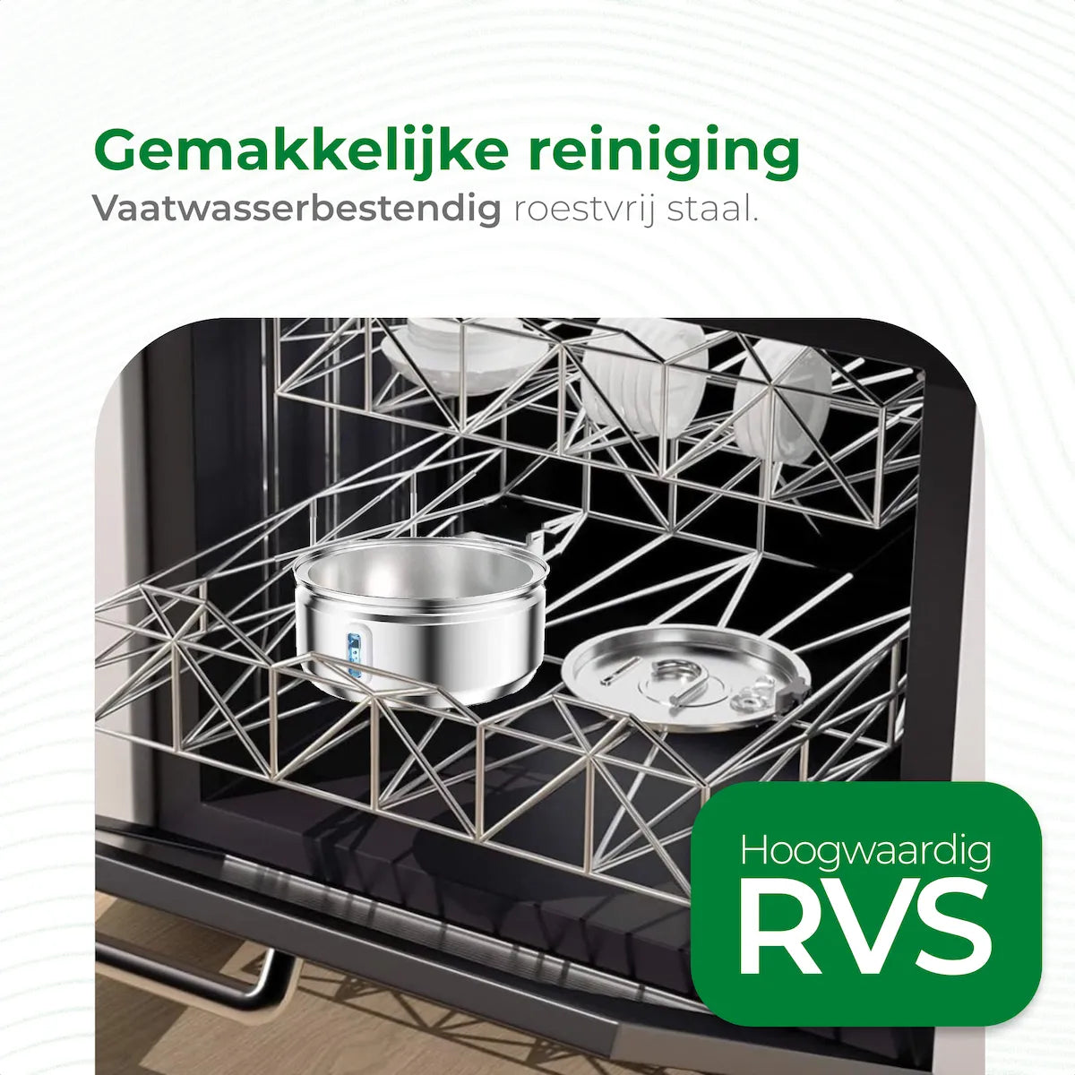 Drinkfontein RVS 3.2L vaatwasserbestendig