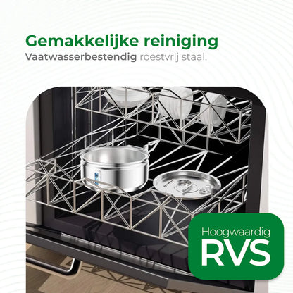 Drinkfontein RVS 3.2L vaatwasserbestendig