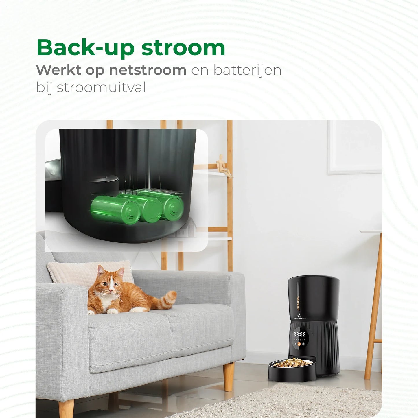 SelectedPets automatische voerbak Wifi netstroom