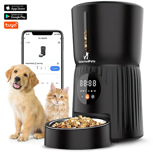 SelectedPets automatische voerbak Wifi hoofdafbeelding